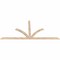 Ekena Millwork Richland Smooth Timber Gable Bracket, Douglas Fir, 96"W x 44"H x 1 1/2"D x 3 1/2"F, 11/12 Pitch GBW096X44X0204RIC00SDF - alternate 2